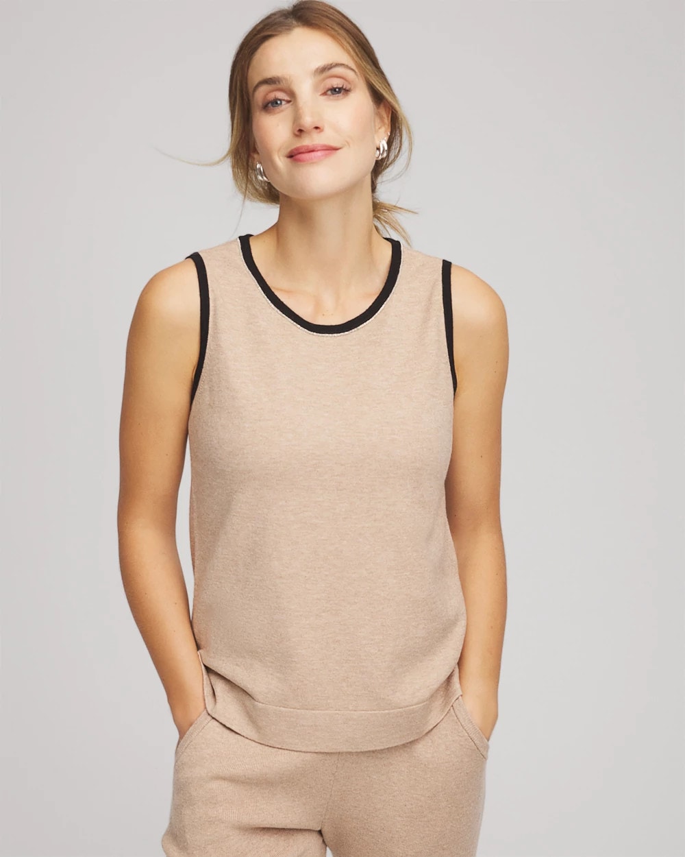 トップス CHIEKO classy tank-top Zenergy® Luxe Cashmere-Blend Tank | Chico's